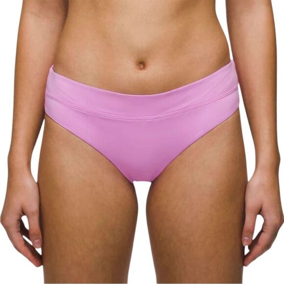 Prana Womens Summer Wave Lined Swimsuit Bottom Bikini Size XL Cosmos Pink NWT - Picture 1 of 9